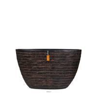 Bac Row en fibres de verre Int. bullet 32x12x19 cm marron