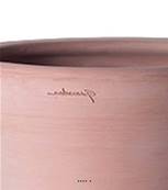 Petit cuvier Haut contemporain en terre cuite, H 16, D 15 cm Terre cuite