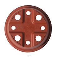 Pot conteneur Plastique Godet de plantation 12 cm Marron