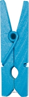 Pinces x 12 en bois colore Turquoise H 3 5 cm