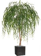 Saule pleureur chinois artificiel en pot H 185 cm 