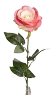 Rose Nina artificielle Rose Beauty H70cm Tête superbe 9 cm 3 feuilles