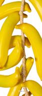 Grappe de 15 Bananes Artificielles en Plastique Soufflé – L 65 cm D 20 cm