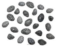 Petit galets artificiels assortis X 24 en Plastique soufflé D 30-50 mm