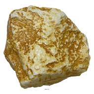 Pierre artificielle jaune petite en Plastique soufflé L 110x100 mm