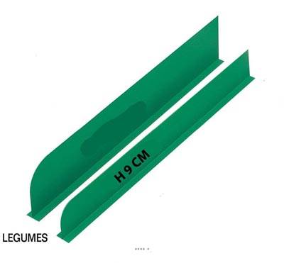 Separateur altuglass uni tres resistant L 75 cm H 9 cm Vert pour les legumes