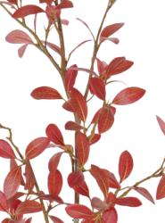 Troène rouge artificiel en branche H 105 cm avec 113 feuilles tissu