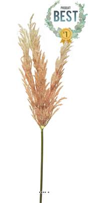 Herbe des prairies artificielle en piquet, H 99 cm Rose - BEST