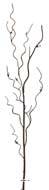 Branche de bois enroulée artificielle, H 97 cm
