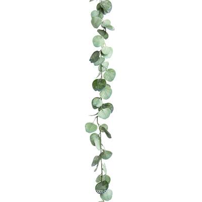 Guirlande de feuilles d'eucalyptus artificiel vert L 180 cm