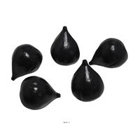Figue de luxe artificielle X 5 en Plastique soufflé noir D 47x60 mm