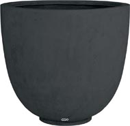 Bac en Polystone Landi Ext. Egg D 80 x H 70 cm Noir