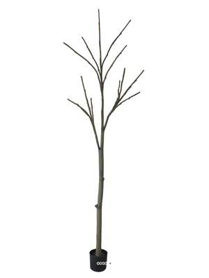 Tronc arbre artificiel nu H 270 cm 3 ramures superbe