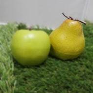 Poire fruit artificiel H 9 cm et 8 cm Superbe poire conference