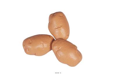 Pomme de terre artificielle Petite X 3 Plastique soufflé L 75x45 mm