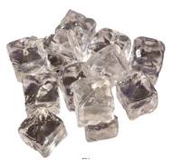 Glaçons artificiel en cube en lot de 12 Plastique soufflé D 30x30 mm