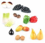 Lot 17 L�gumes et fruits artificiels d'Automne en plastique souffl�e