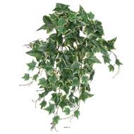 Chute de lierre artificiel 9 ramures ANTI-UV L 50 cm Blanc-vert