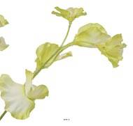 Pois de senteur fleur artificielle en 3 branches H 50 cm Crème vert