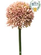 Allium artificiel en tige H 45 cm Rose - BEST