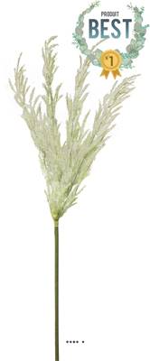 Herbe des prairies artificielle en piquet, H 99 cm Crème - BEST