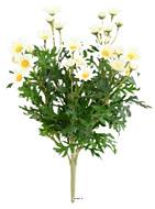 Marguerite Anthemis Artificielle Blanche en Piquet – H 40 cm – 18 Fleurs