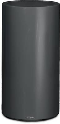 Bac fibres de verre gelcoat Ø 42 cm H 75 cm Ext. rond haut gris glossy