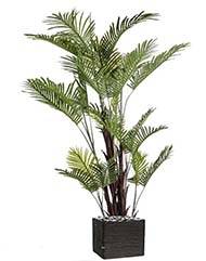 Palmier areca artificiel 24 palmes en pot H 190 cm