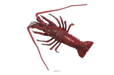 Langouste artificielle en Plastique soufflé L 330x190 mm