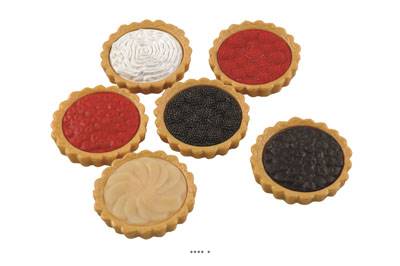 Assortiment de 6 tartelettes en lot de 6 en Plastique soufflé D 80 mm