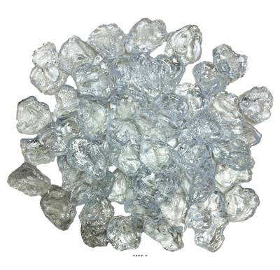 Glace pilée artificielle en lot de 50 en Plastique soufflé L 45x35 mm