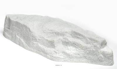 Pierre artificielle granite blanc en Plastique soufflé L 500x200 mm