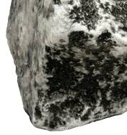 Pierre artificielle grise grosse en Plastique soufflé L 180x130 mm