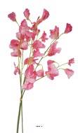 Pois de senteur fleur artificielle en 3 branches H 50 cm Rose fushia