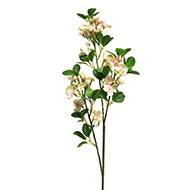 Branche de seringat artificiel H 89 cm 3 ramures  Blanc rose