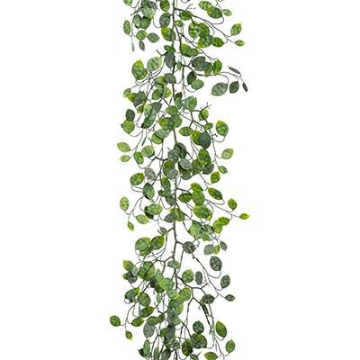 Guirlande de feuilles d'eucalyptus artificiel vert L 180 cm