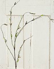 Branche de saule artificiel H 125 cm 9 feuilles