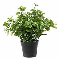 Menthe artificielle en pot pour extérieur H 25 cm