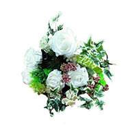 Superbe bouquet de fleurs artificielles création "HIVER" H 60 cm