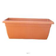 Jardinire DURRO L 60 cm en plastique injecte extrieur Terre Cuite