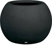 Bac polystone  60 cm H 43 cm Ext. boule noir