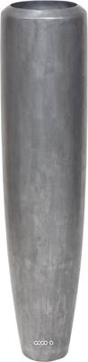 Bac plastique & particules métal Ø43cm H185cm Ext. colonne aluminium