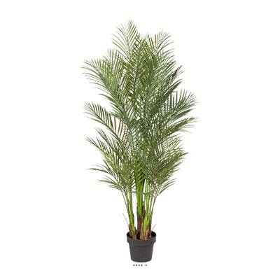 Palmier Areca artificiel H 160 cm 6 troncs en pot