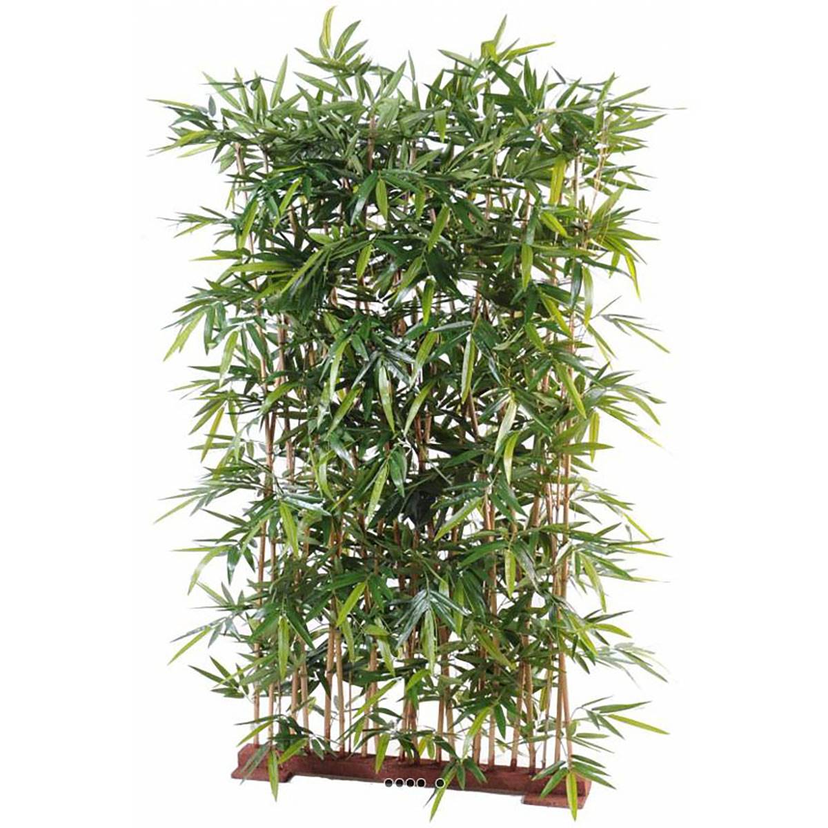 Haie de bambou artificiel sur socle haut de gamme | Artificielles.com