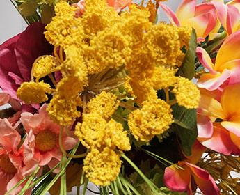 Blog - tutoriel bouquet d'été avec des fleurs artificielles